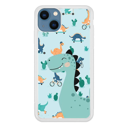 Dinosaur Sport and Smile iPhone 13 Case-Oxvistore