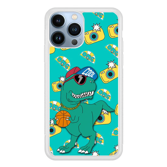 Dinosaur Star Player iPhone 13 Pro Case-Oxvistore