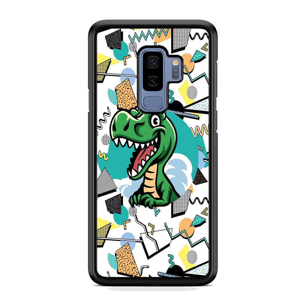Dinosaur Collage Form of Plesure Samsung Galaxy S9 Plus Case-3D Case-Oxvistore