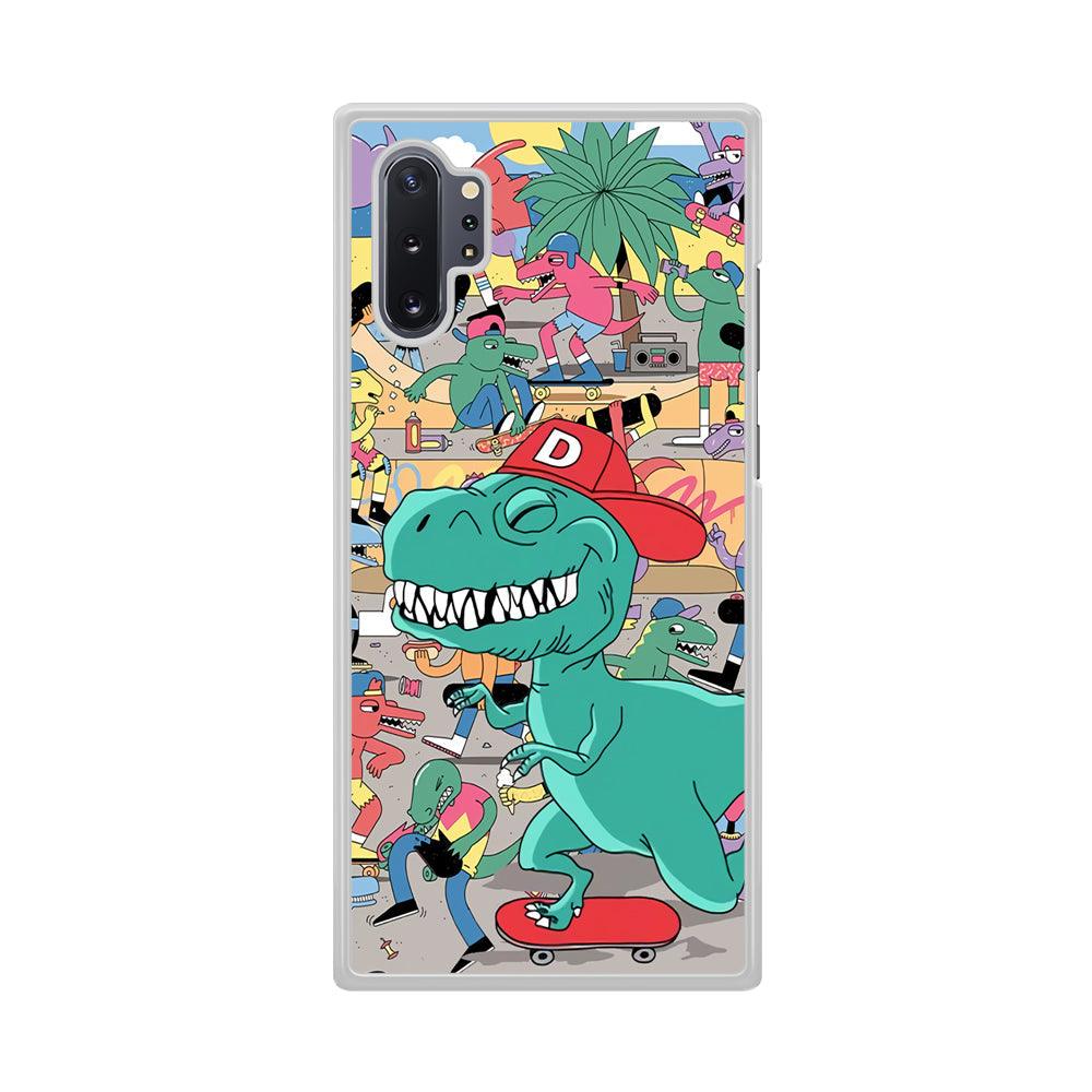 Dinosaur Park of Skating Samsung Galaxy Note 10 Plus Case-Oxvistore