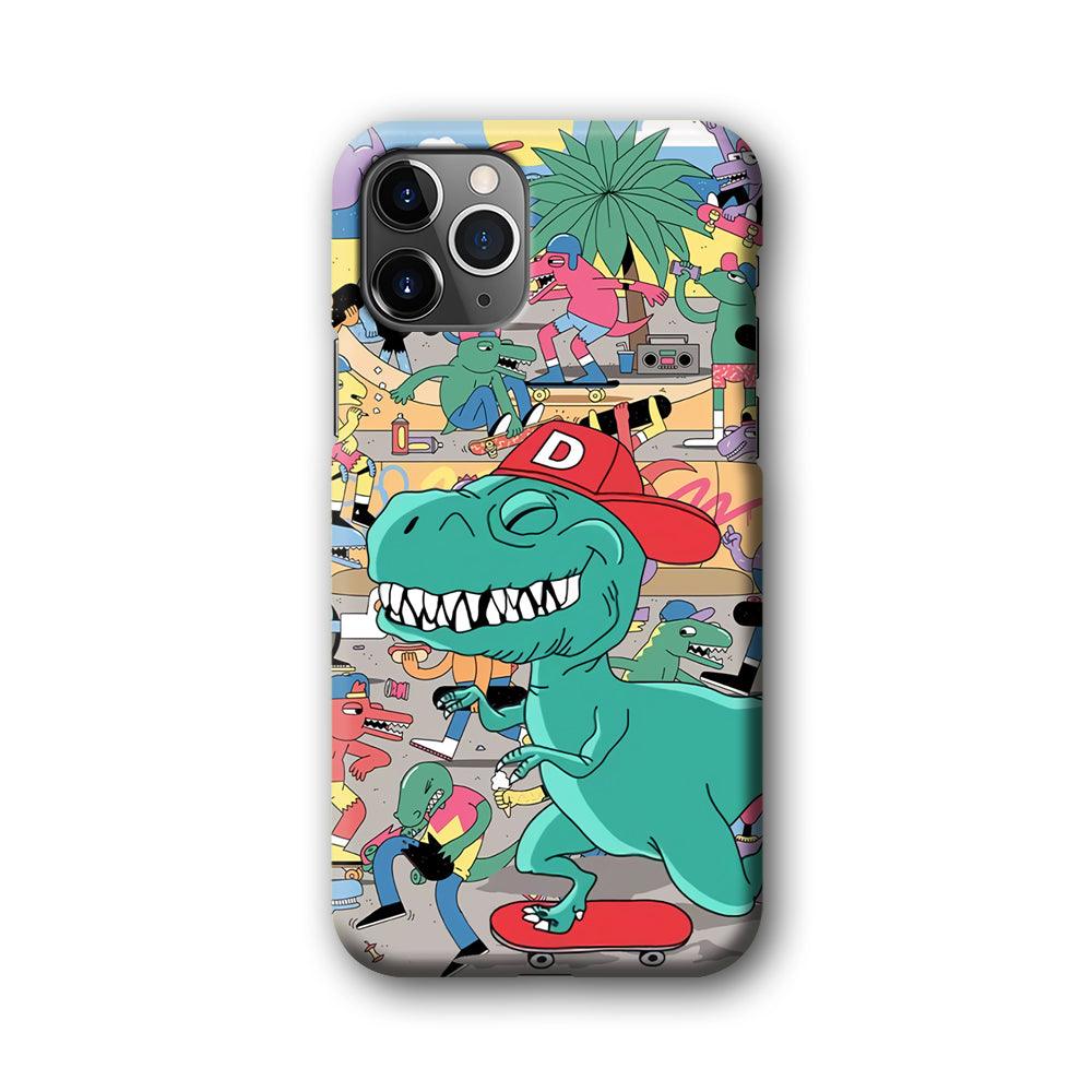 Dinosaur Park of Skating iPhone 11 Pro Max Case-Oxvistore