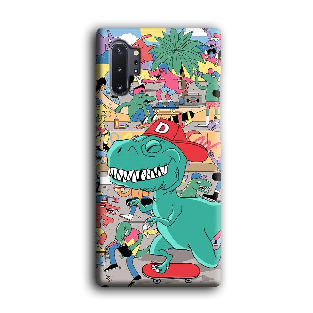 Dinosaur Park of Skating Samsung Galaxy Note 10 Plus Case-Oxvistore