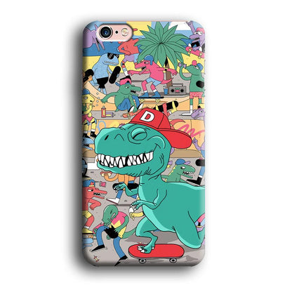 Dinosaur Park of Skating iPhone 6 | 6s Case-Oxvistore