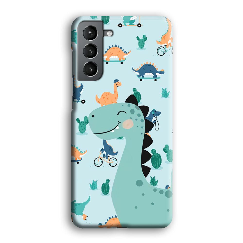 Dinosaur Sport and Smile Samsung Galaxy S21 Case-Oxvistore