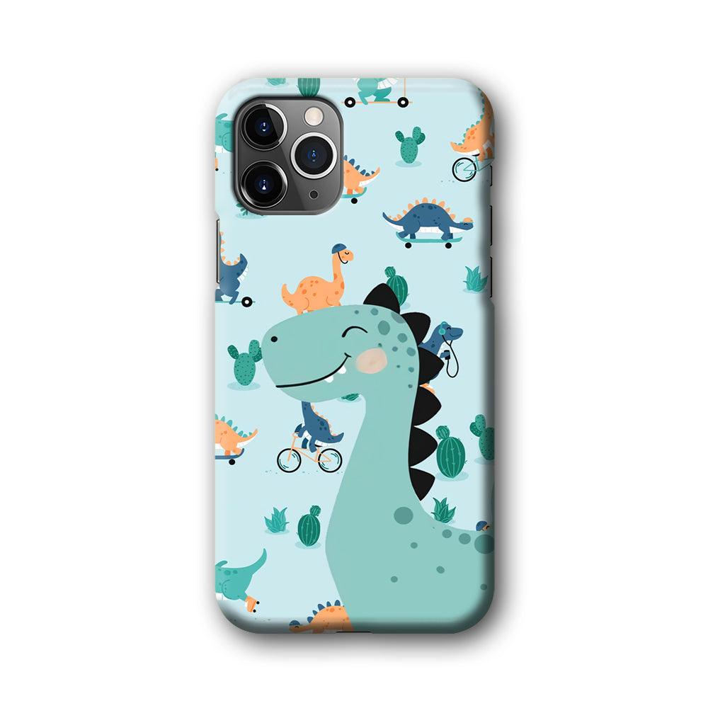 Dinosaur Sport and Smile iPhone 11 Pro Case-Oxvistore