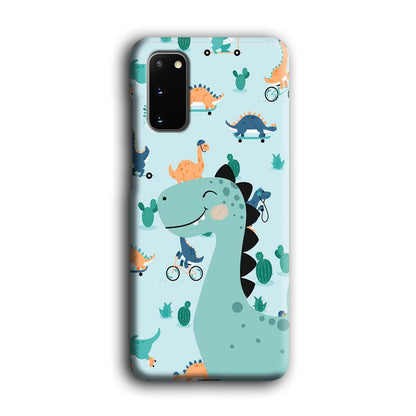 Dinosaur Sport and Smile Samsung Galaxy S20 Case-Oxvistore