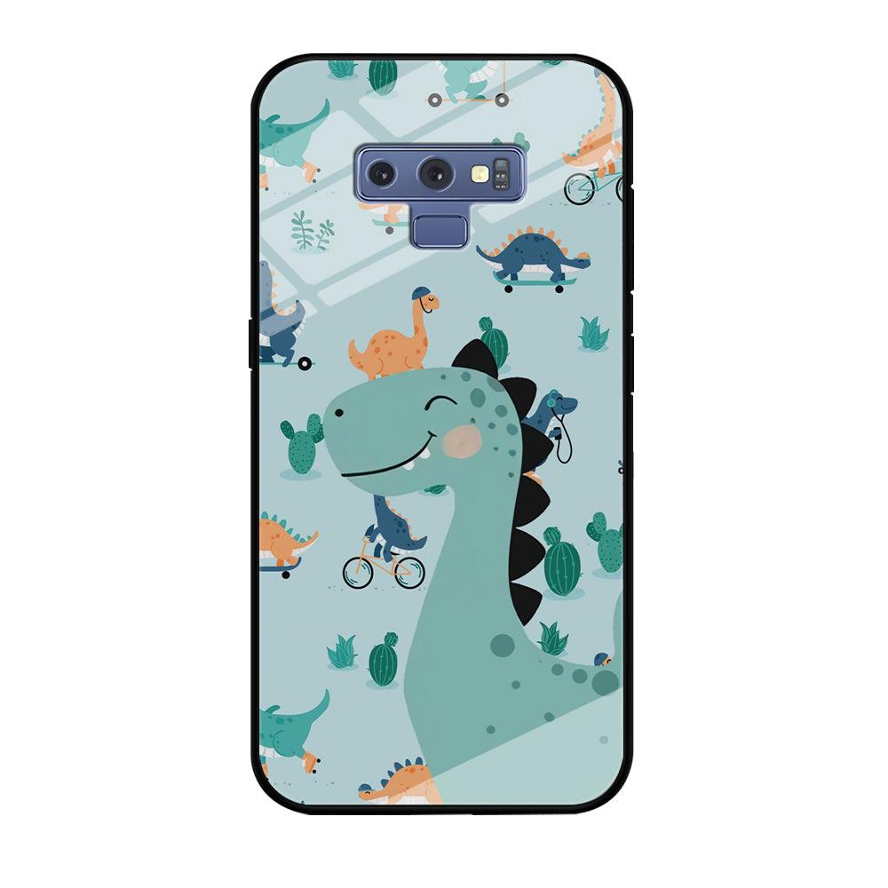 Dinosaur Sport and Smile Samsung Galaxy Note 9 Case-Oxvistore