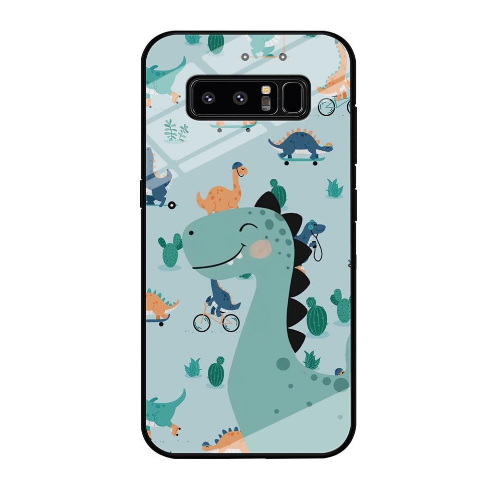 Dinosaur Sport and Smile Samsung Galaxy Note 8 Case-Oxvistore