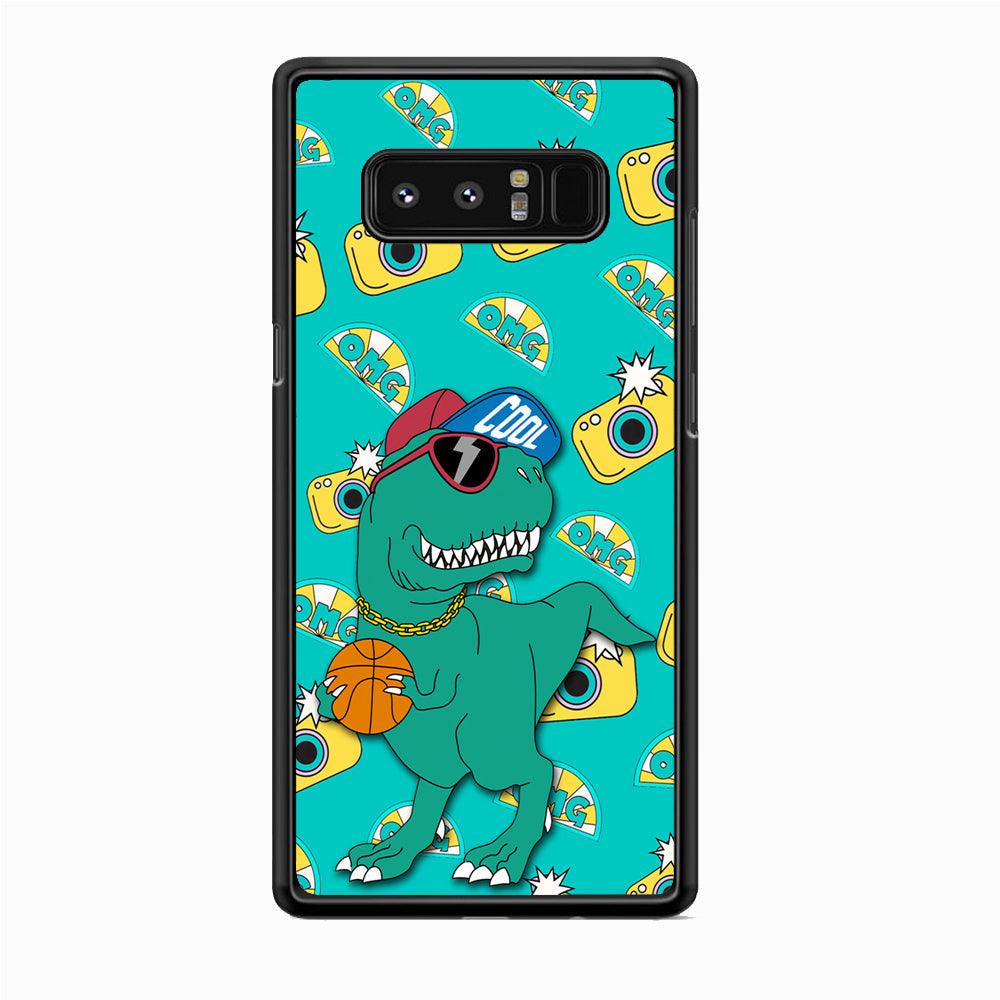 Dinosaur Star Player Samsung Galaxy Note 8 Case-Oxvistore