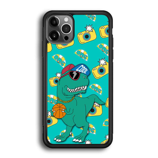 Dinosaur Star Player iPhone 12 Pro Case-Oxvistore