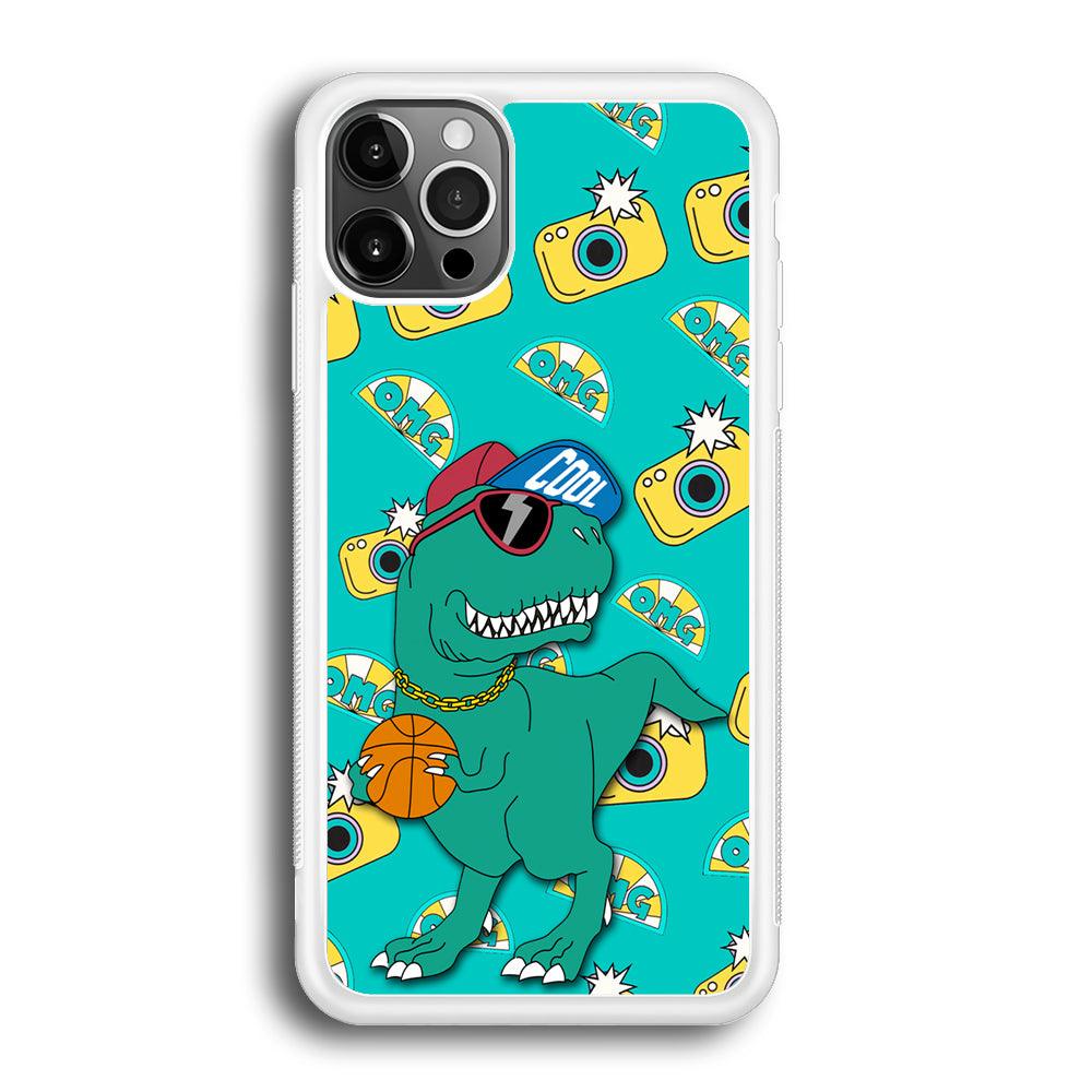 Dinosaur Star Player iPhone 12 Pro Max Case-Oxvistore