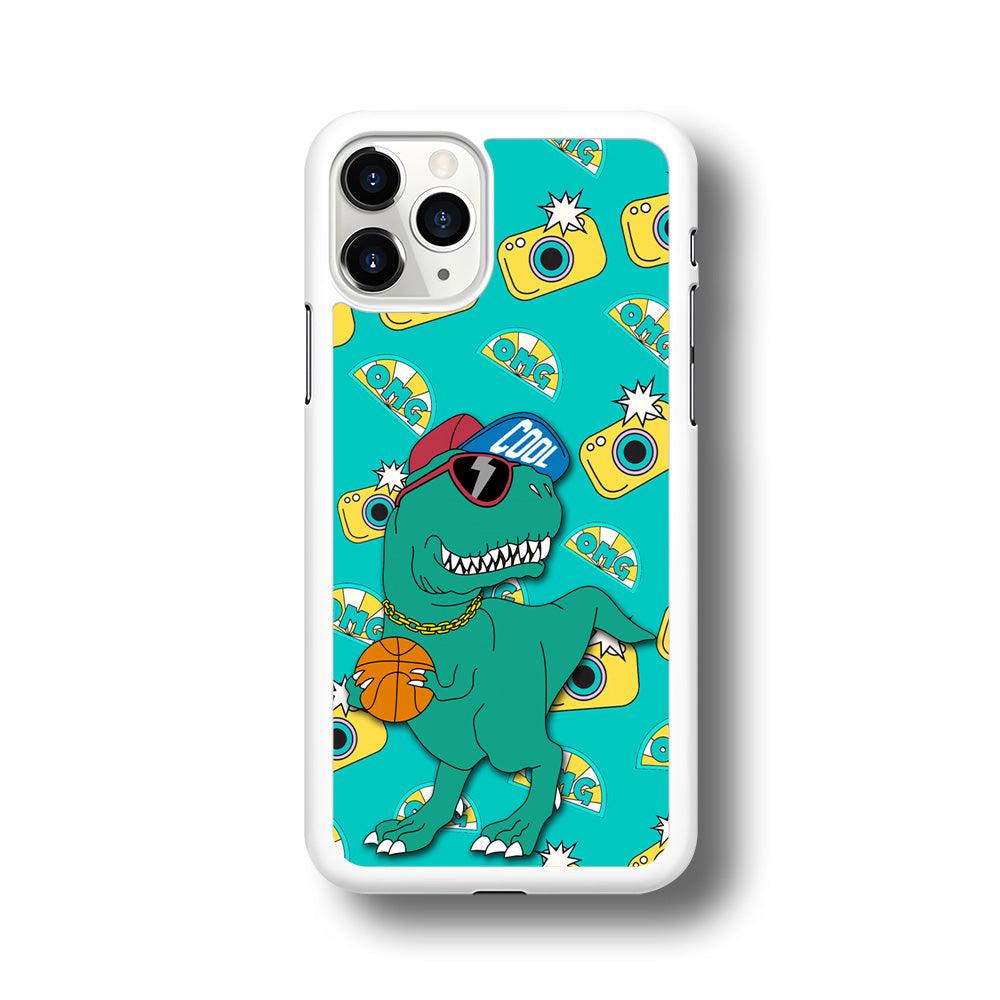 Dinosaur Star Player iPhone 11 Pro Case-Oxvistore