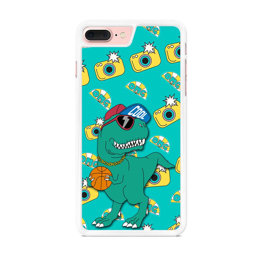 Dinosaur Star Player iPhone 7 Plus Case-Oxvistore