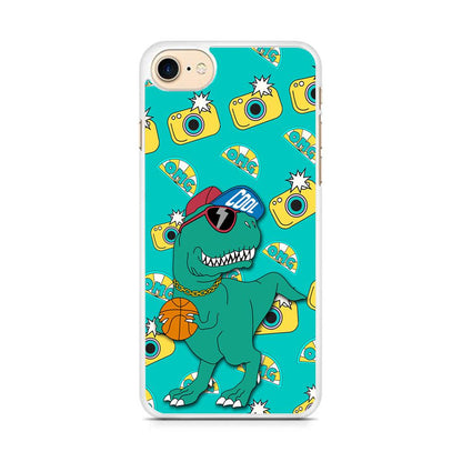 Dinosaur Star Player iPhone 8 Case-Oxvistore