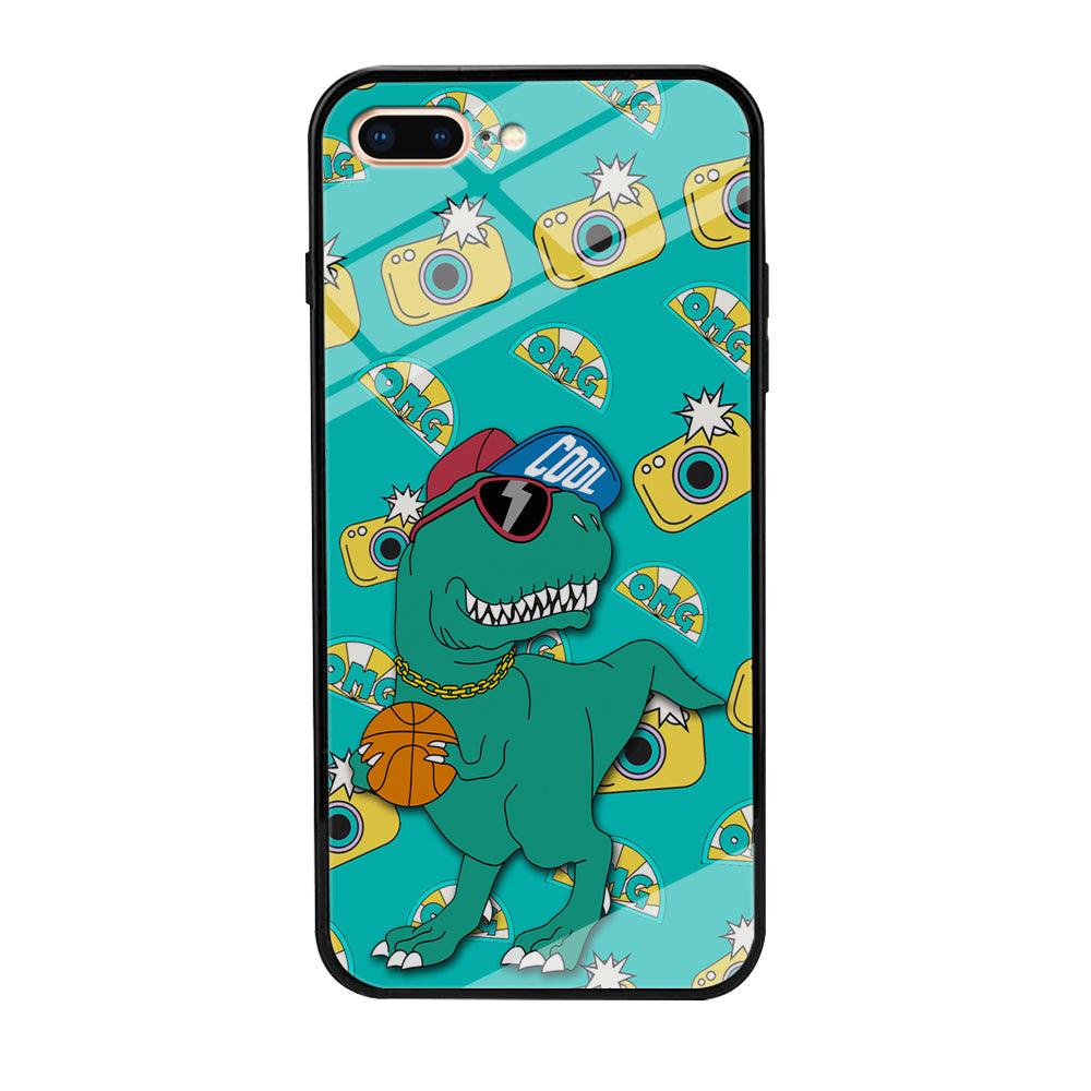 Dinosaur Star Player iPhone 7 Plus Case-Oxvistore