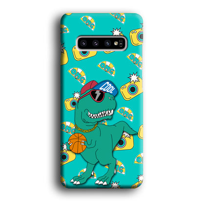 Dinosaur Star Player Samsung Galaxy S10 Plus Case-Oxvistore