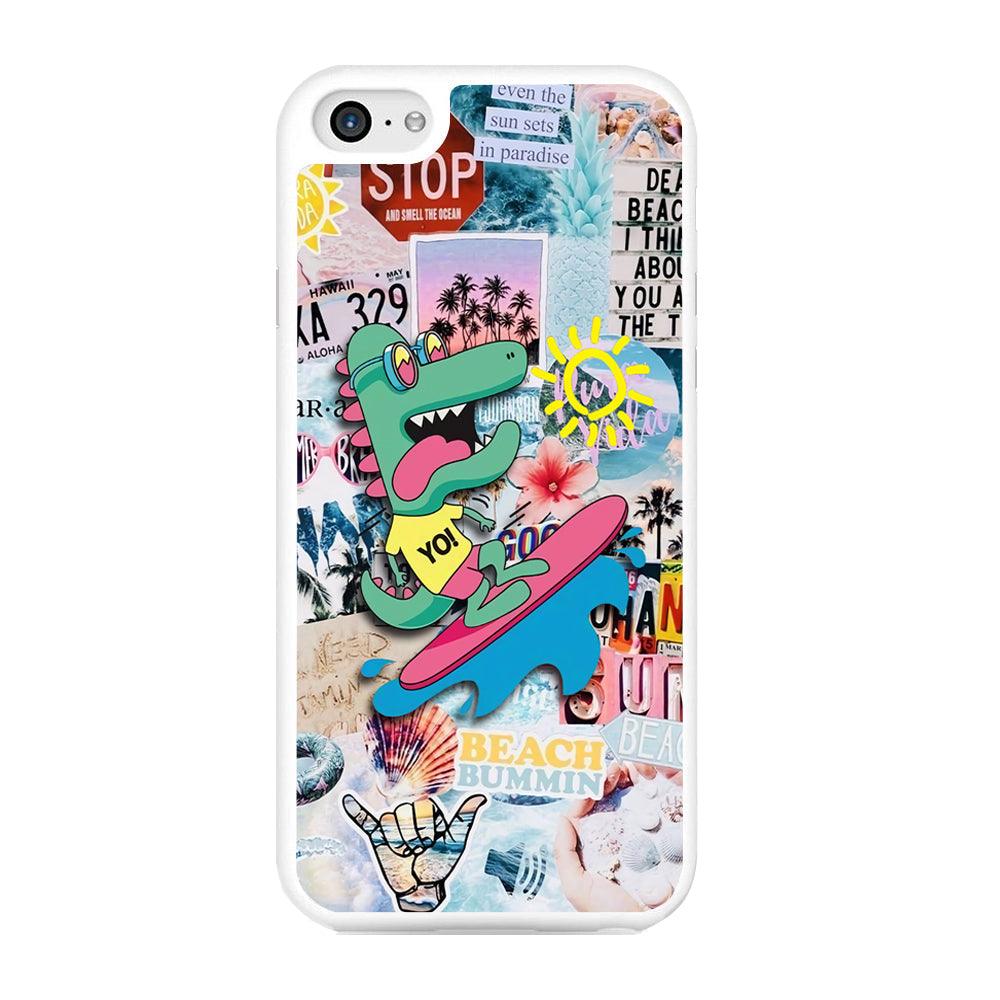 Dinosaur Surfing Time iPhone 6 | 6s Case-Oxvistore