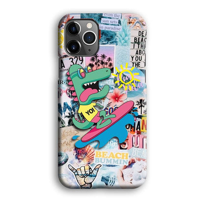 Dinosaur Surfing Time iPhone 12 Pro Max Case-Oxvistore