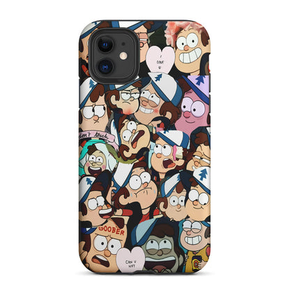 Dipper Gravity Falls Collection 2 in 1 Tough Phone Case