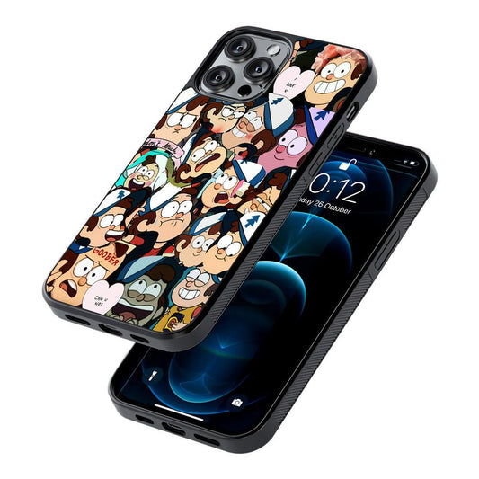 Dipper Gravity Falls Collection 2D Rubber Phone Case-Oxvistore