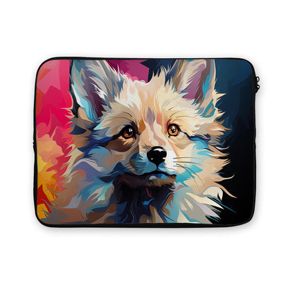 Dog Face Painting Laptop Sleeve Protective Cover