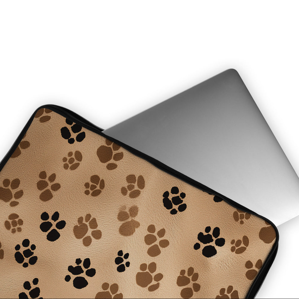 Dog Footprint Pattern Laptop Sleeve Protective Cover