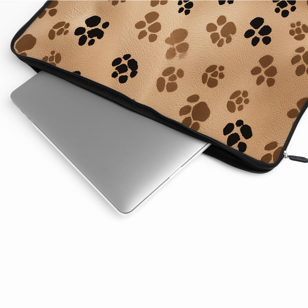 Dog Footprint Pattern Laptop Sleeve Protective Cover