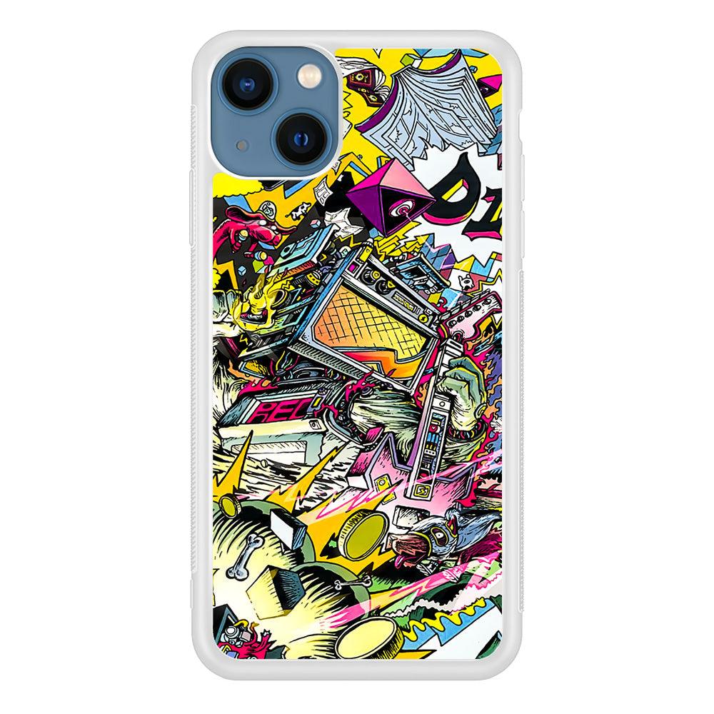 Doodle Box Toys iPhone 13 Case-Oxvistore