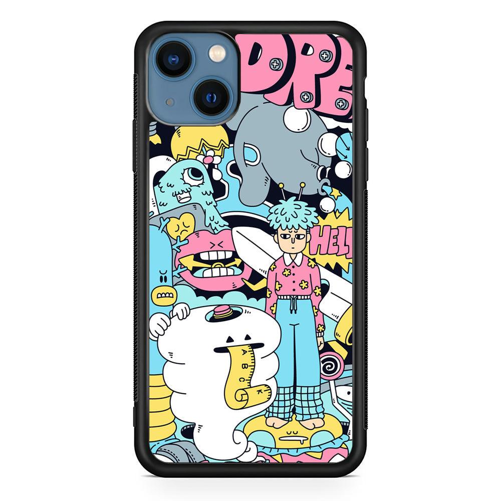 Doodle Dreams iPhone 13 Case-Oxvistore