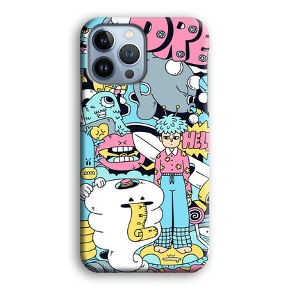 Doodle Dreams iPhone 13 Pro Case-Oxvistore