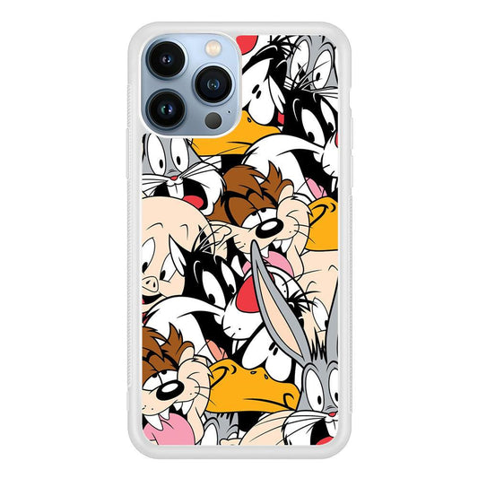 Doodle Looney Tunes Stars iPhone 15 Pro Max Case-Oxvistore