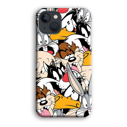 Doodle Looney Tunes Stars iPhone 13 Case-Oxvistore