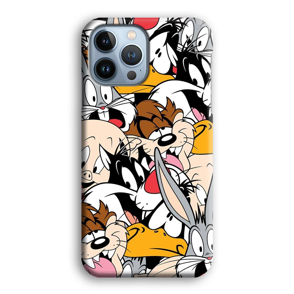 Doodle Looney Tunes Stars iPhone 14 Pro Case-Oxvistore