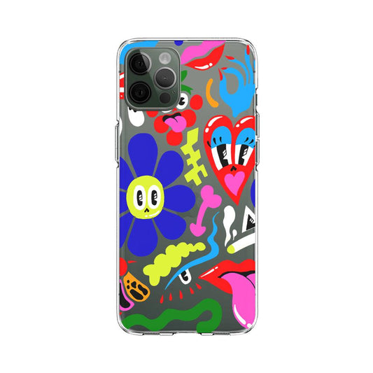 Doodle Lovely Touch of Life Clear Soft Case-Oxvistore