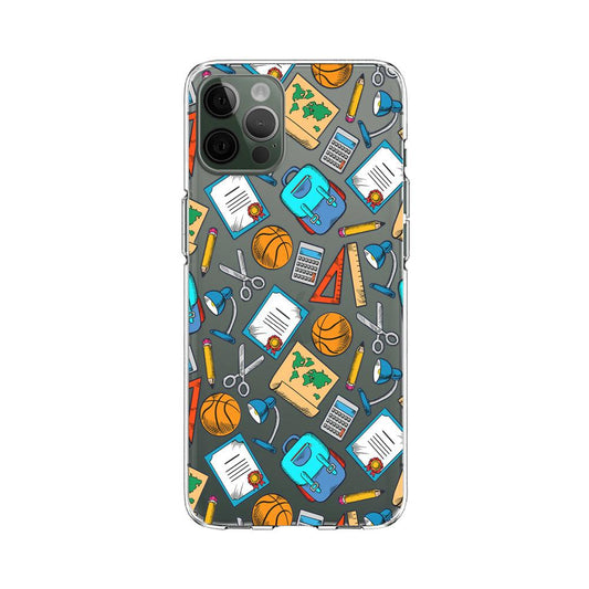 Doodle Stories at School Clear Soft Case-Oxvistore
