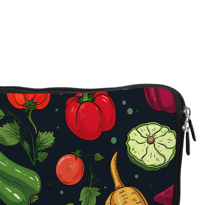 Doodle Vegetables Collection Laptop Sleeve Protective Cover