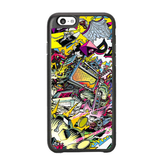Doodle Box Toys iPhone 6 Plus | 6s Plus Case-Rubber White (2D Case)-Oxvistore