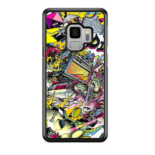 Doodle Box Toys Samsung Galaxy S9 Case-Rubber Black (2D Case)-Oxvistore