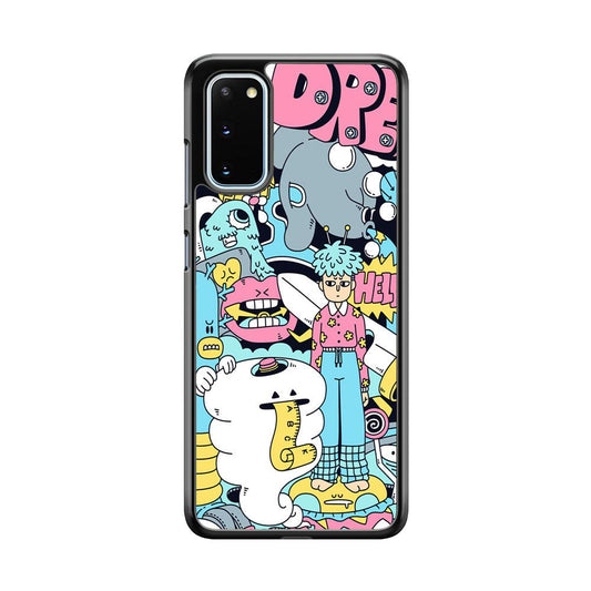 Doodle Dreams Samsung Galaxy S20 Case-Oxvistore