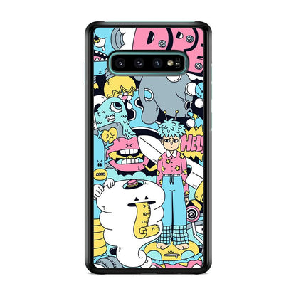 Doodle Dreams Samsung Galaxy S10 Case-Oxvistore