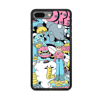 Doodle Dreams iPhone 7 Plus Case-Oxvistore