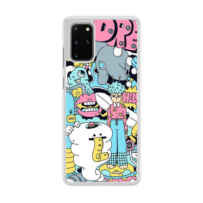 Doodle Dreams Samsung Galaxy S20 Plus Case-Oxvistore