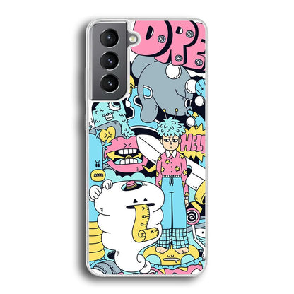 Doodle Dreams Samsung Galaxy S21 Plus Case-Oxvistore