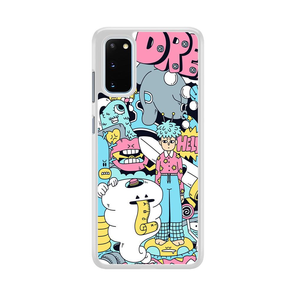 Doodle Dreams Samsung Galaxy S20 Case-Oxvistore