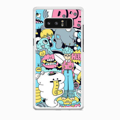 Doodle Dreams Samsung Galaxy Note 8 Case-Oxvistore