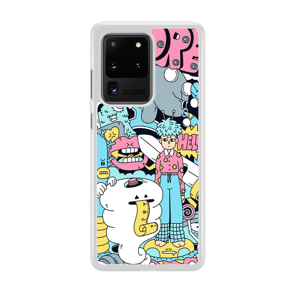 Doodle Dreams Samsung Galaxy S20 Ultra Case-Oxvistore