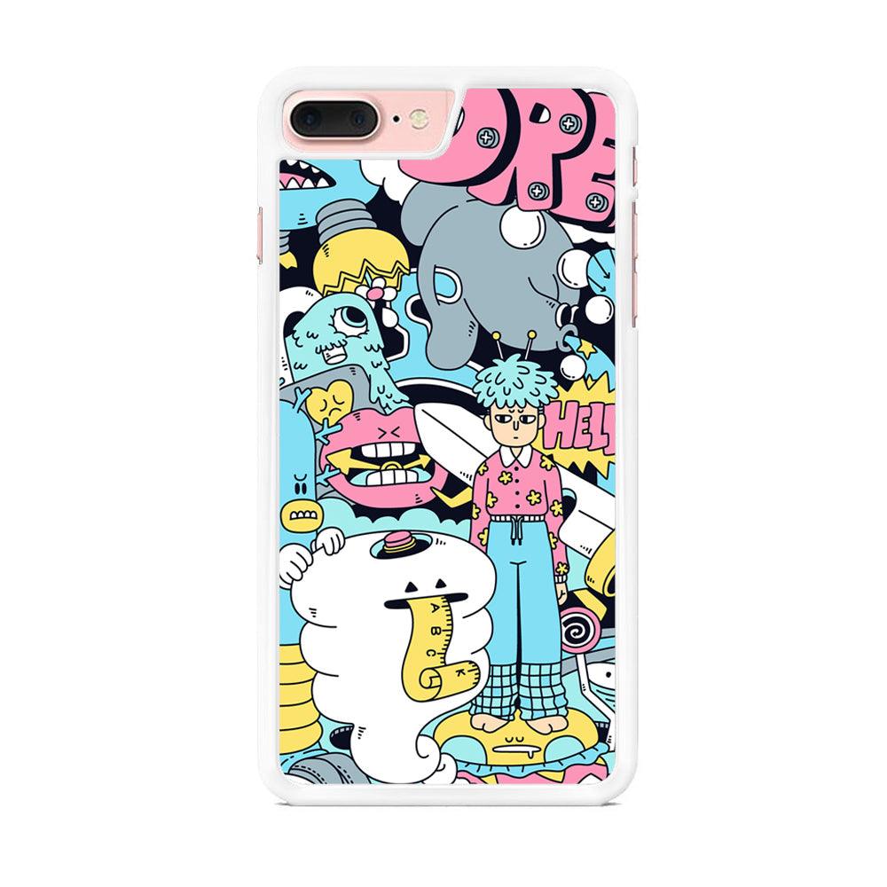 Doodle Dreams iPhone 8 Plus Case-Oxvistore