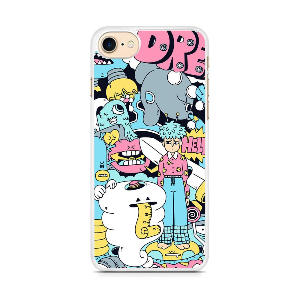 Doodle Dreams iPhone 8 Case-Oxvistore