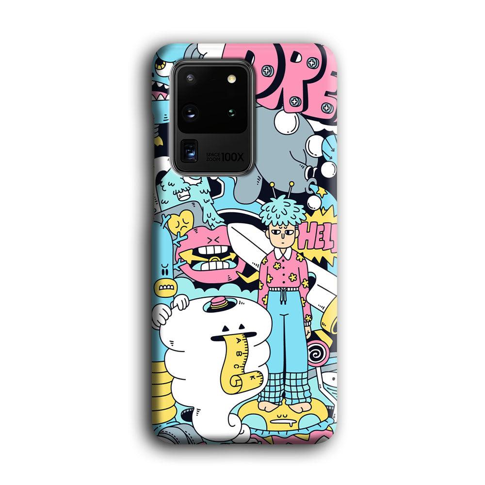 Doodle Dreams Samsung Galaxy S20 Ultra Case-Oxvistore