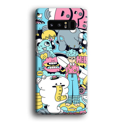 Doodle Dreams Samsung Galaxy Note 8 Case-Oxvistore